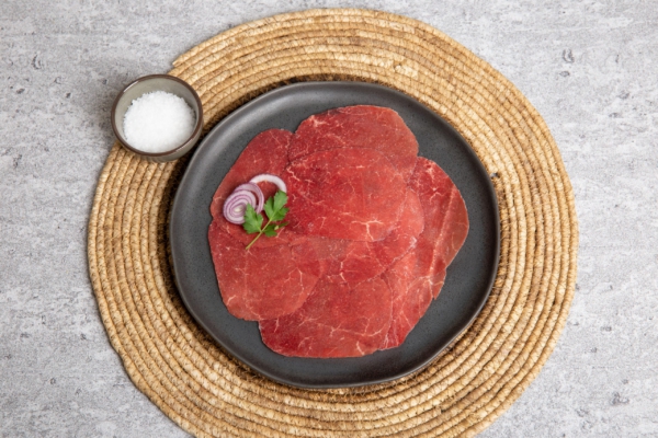 Carpaccio, dun gesneden rundermuis, 10x ca.100 gram